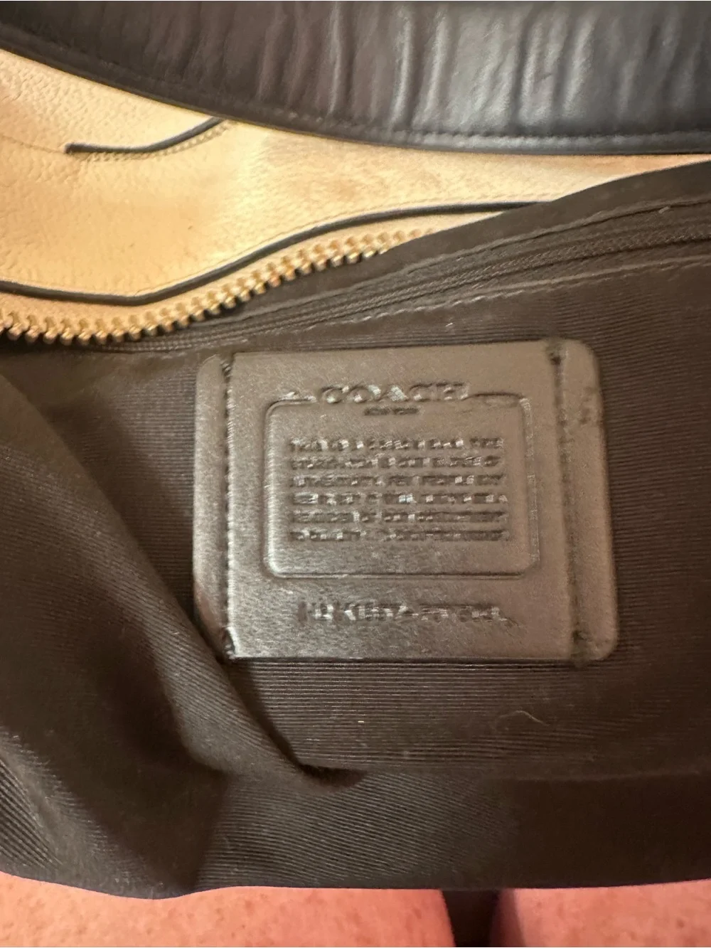 Coach Pebble Leather Shoulder Bag in Blush Pink